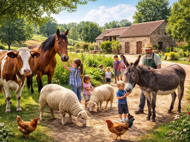 Les animaux de la ferme pédagogique à Chartres : apprenez à les connaître
