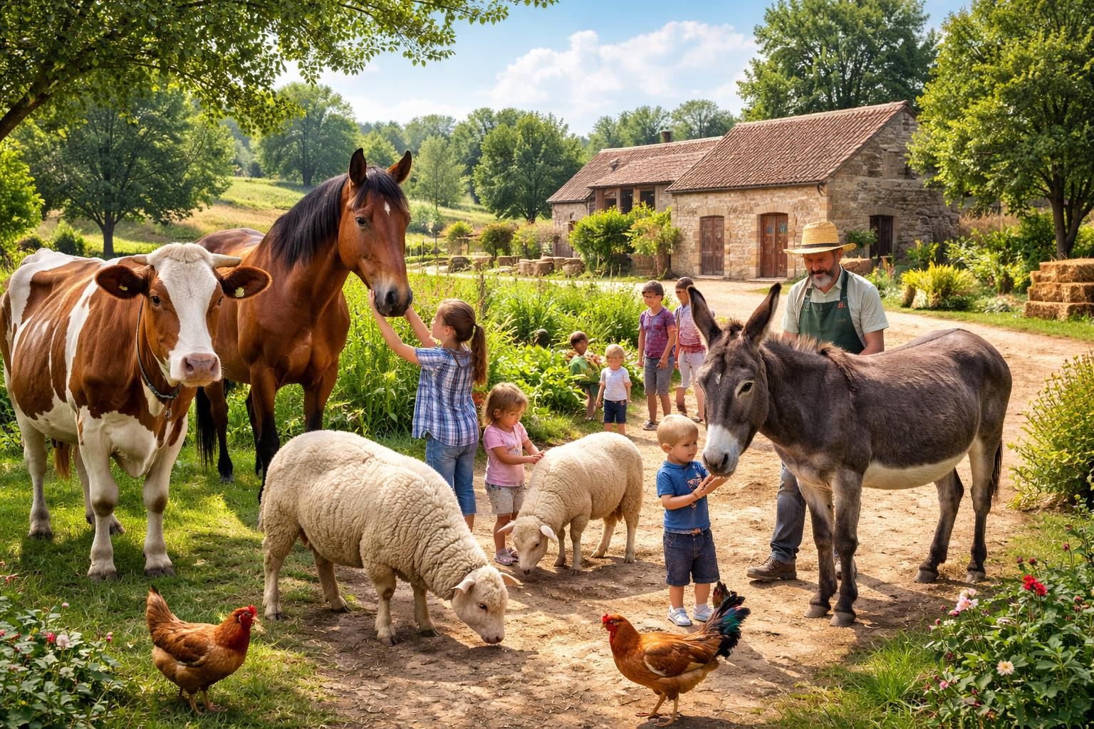 découvrez les animaux de la ferme pédagogique à chartres et apprenez à les connaître à travers des visites éducatives et interactives adaptées à toute la famille.