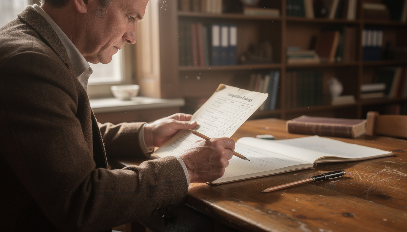 découvrez comment maîtriser le tableau des terminaisons de conjugaison pour améliorer la qualité et la précision de vos rédactions en français.