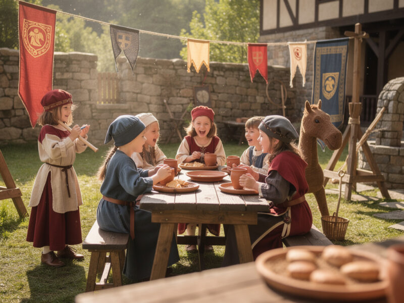 Organisez une fête pour enfants avec ambiance médiévale inoubliable pour vos amis