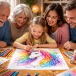 Pourquoi le coloriage d&rsquo;une licorne arc en ciel fascine toutes les générations