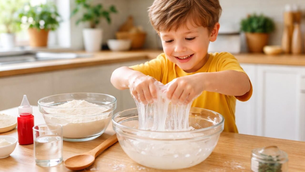 découvrez comment fabriquer un slime naturel et ludique avec de la maïzena. une activité amusante et éducative pour petits et grands, idéale pour s'amuser tout en développant la créativité.