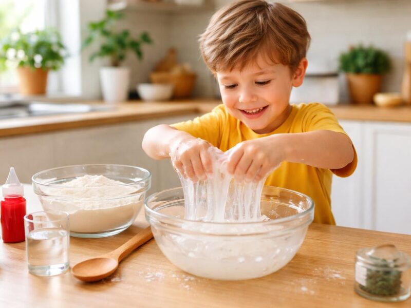 découvrez comment fabriquer un slime naturel et ludique avec de la maïzena. une activité amusante et éducative pour petits et grands, idéale pour s'amuser tout en développant la créativité.