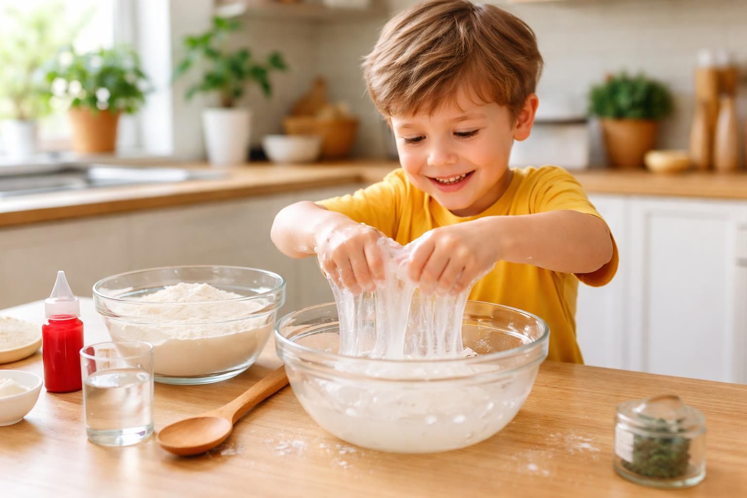 découvrez comment fabriquer un slime naturel et ludique avec de la maïzena. une activité amusante et éducative pour petits et grands, idéale pour s'amuser tout en développant la créativité.