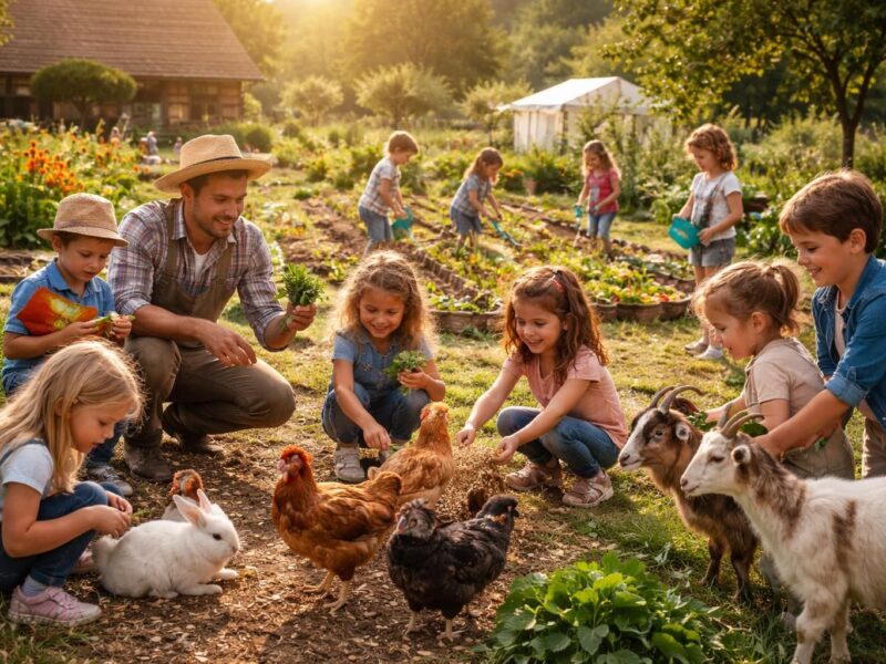 Comment une ferme pédagogique à Berck transforme l&rsquo;éducation des enfants