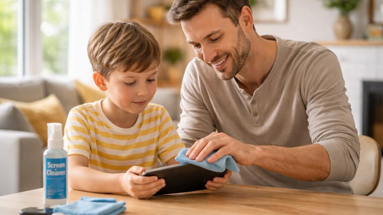 découvrez notre guide pratique pour aider les parents à apprendre aux enfants comment nettoyer efficacement et en toute sécurité leur tablette.