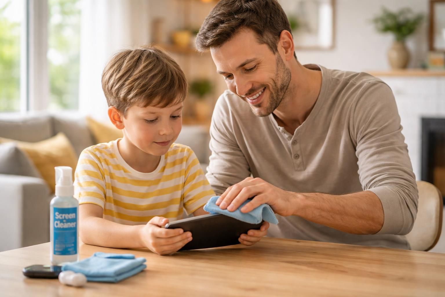 découvrez notre guide pratique pour aider les parents à apprendre aux enfants comment nettoyer efficacement et en toute sécurité leur tablette.
