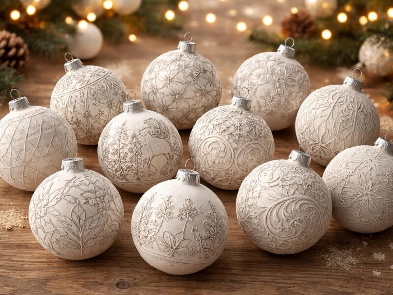 Inspirez-vous avec ces 10 designs uniques de boules de Noël à colorier
