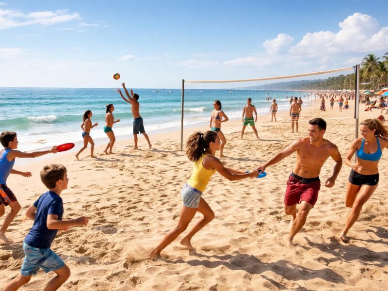 Jeux sur la plage : amusez-vous tout en restant actif