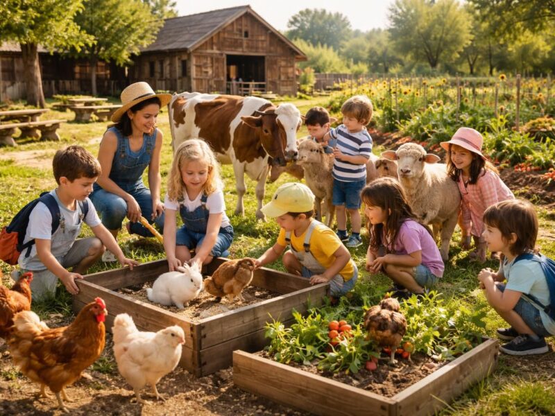 Les avantages d&rsquo;une visite en ferme pédagogique à Toul pour les enfants