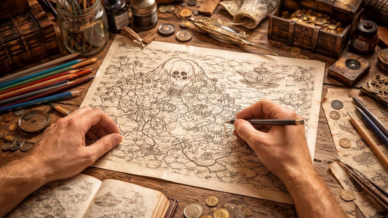 découvrez comment créer une carte au trésor à colorier unique et personnalisée grâce à nos astuces secrets. parfait pour des activités créatives et ludiques!