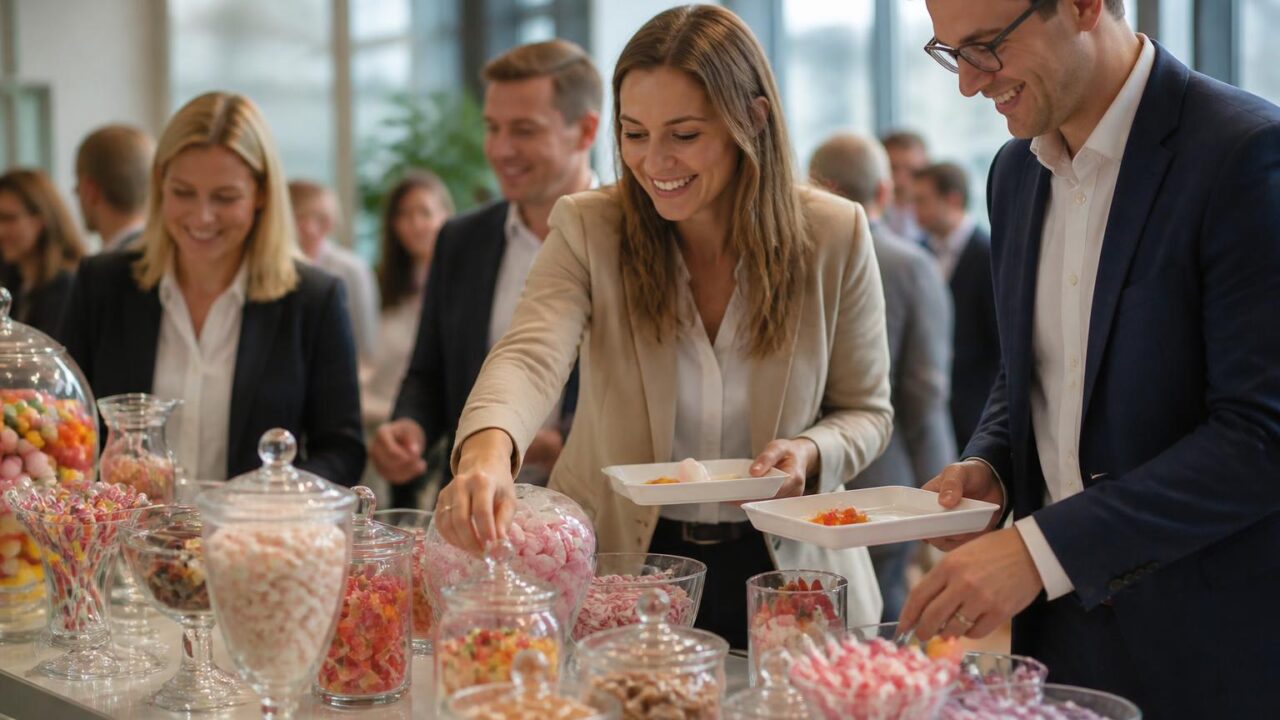découvrez pourquoi un bar à bonbons coloré est la touche idéale pour dynamiser vos événements d'entreprise, en offrant convivialité, originalité et plaisir sucré à tous les participants.