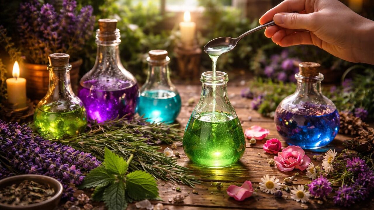 découvrez notre recette de potion magique buvable pour concocter des breuvages féeriques et surprenez vos amis avec des saveurs enchantées.