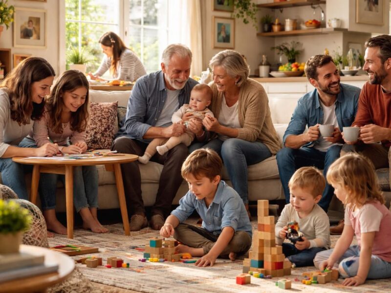 Reportage sur les familles nombreuses : entre défis et joies partagées
