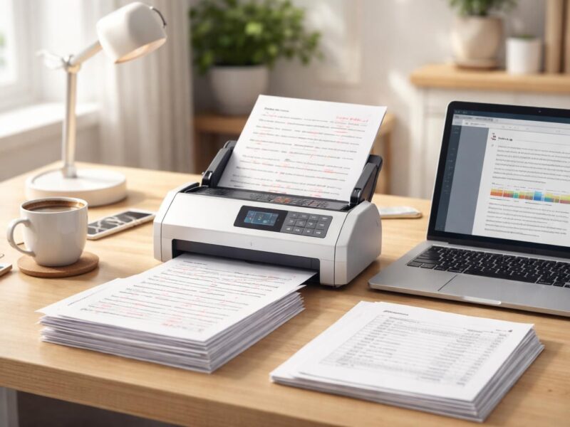 Scanner compact : choisir pour numériser devoirs en PDF
