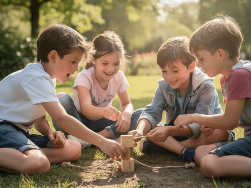 Un gage : jeu pour enfants, un moyen ludique de renforcer l&rsquo;esprit d&rsquo;équipe