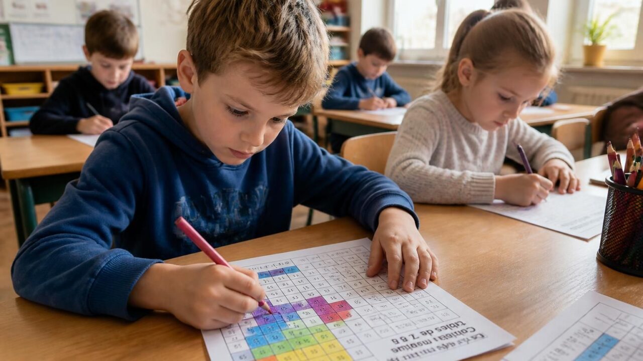 découvrez comment le coloriage magique des multiplications 6, 7, 8 et 9 favorise l'apprentissage ludique et efficace des mathématiques dans l'éducation moderne.