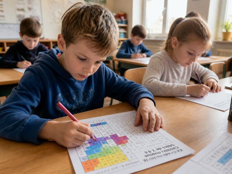 découvrez comment le coloriage magique des multiplications 6, 7, 8 et 9 favorise l'apprentissage ludique et efficace des mathématiques dans l'éducation moderne.