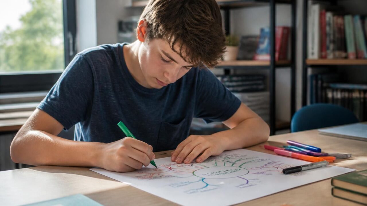 découvrez comment créer une carte mentale efficace pour organiser vos idées et réussir vos cours de français avec simplicité et créativité.