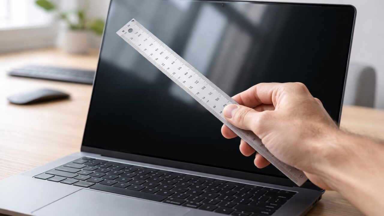 découvrez comment mesurer facilement la taille de votre écran avec une règle en utilisant la méthode de la diagonale pour des résultats précis.