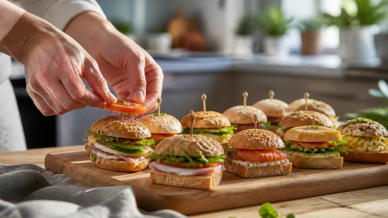 Guide pratique pour préparer un assortiment de mini sandwiches en un rien de temps