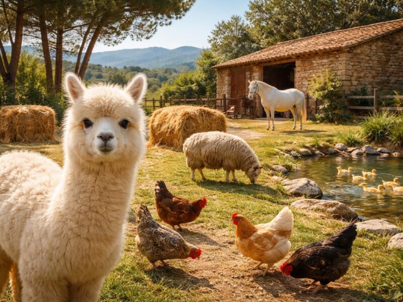 Les animaux fascinants que vous pouvez rencontrer dans une ferme pédagogique à Perpignan