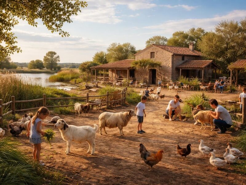 Les secrets d&rsquo;une ferme pédagogique à Arles qui émerveille petits et grands