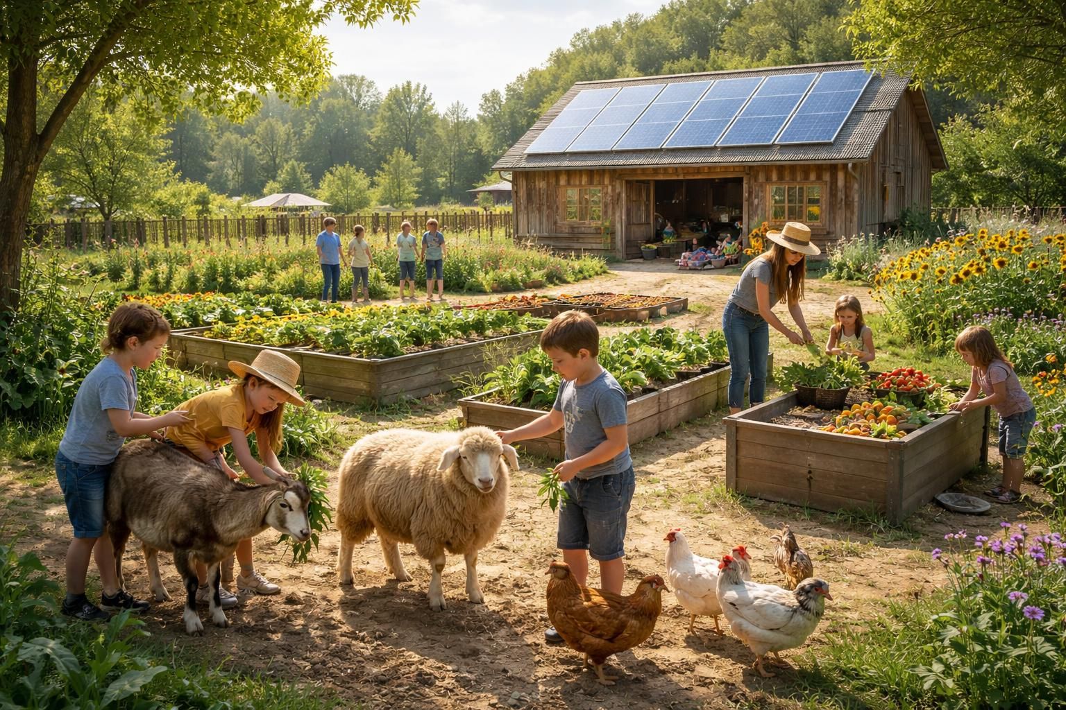 découvrez comment une ferme pédagogique à reims valorise les valeurs écologiques à travers des pratiques durables et éducatives pour sensibiliser petits et grands à la protection de l'environnement.