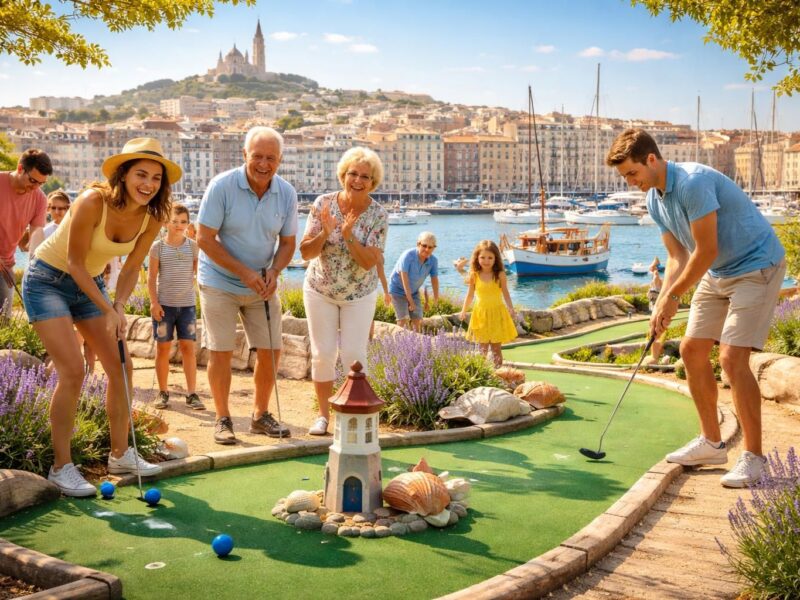 Organisez un tournoi de mini golf à Marseille pour vos amis et famille