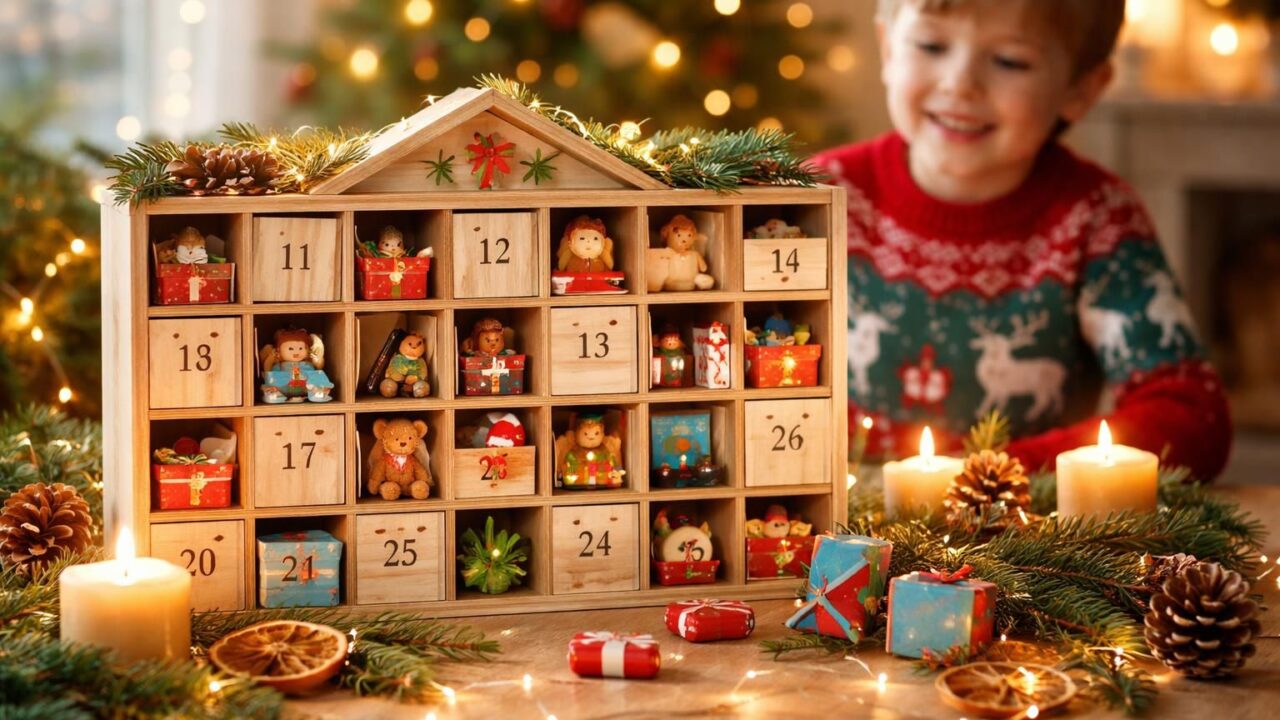 découvrez des idées originales et ludiques pour remplir un calendrier d'avent pour enfant et créer une expérience magique et inoubliable pendant les fêtes.