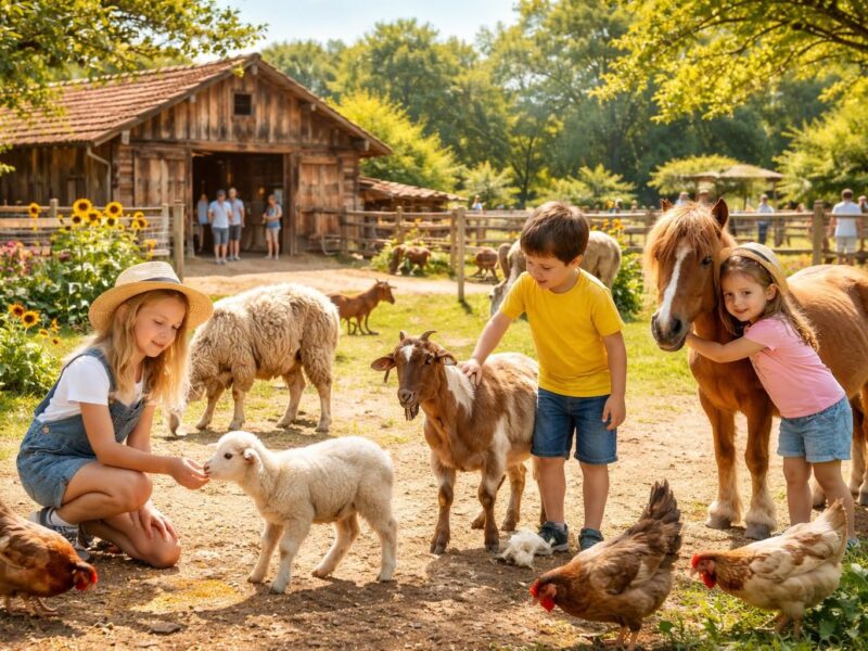 Les animaux de la ferme pédagogique à Narbonne : apprenez en vous amusant